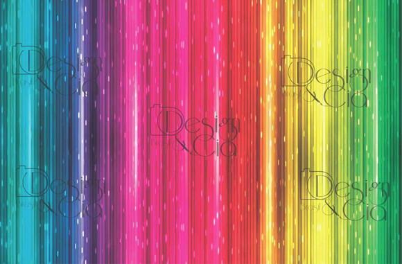 Painel Sublimado - Balada Cascata de Cores I01 - 4,5m x 3m