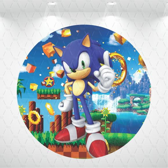 Painel Sonic Redondo 1,3 a 1,5m em Tecido