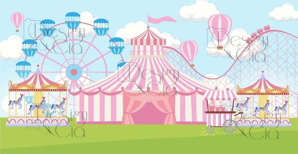 Painel Sublimado - Circo I01 - 5,20m x 2,70m