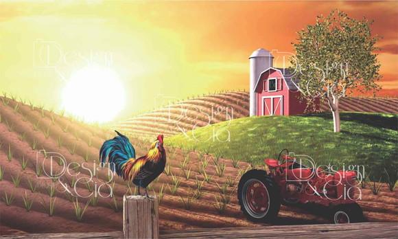 Painel Sublimado - Fazendinha I03 - 2,5x 1,5m