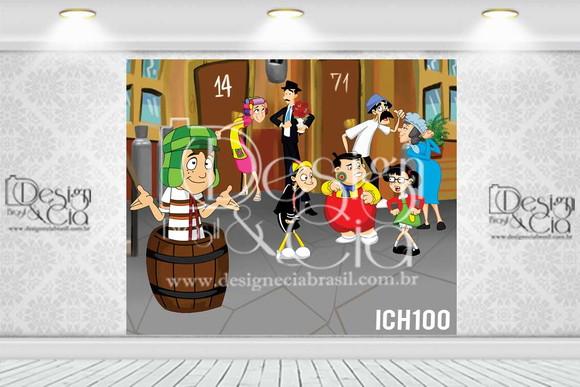 Painel Sublimado em tecido - Chaves 100 3m x 3m