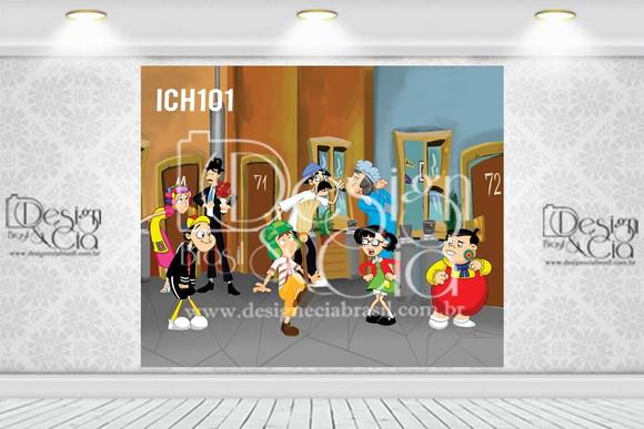 Painel Sublimado em tecido - Chaves 101 3m x 3m