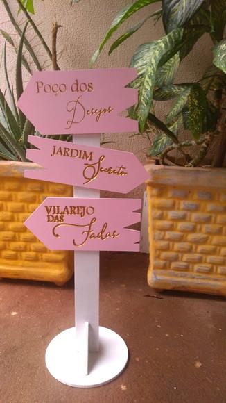 Placa Decorativa Caminhos - com Nome