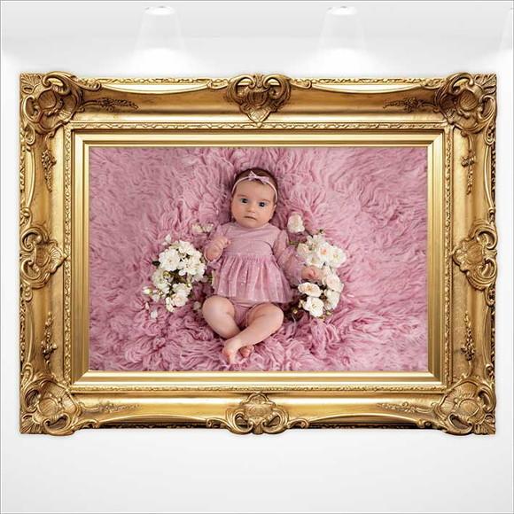 Placa em mdf com Foto - 50cm x 40cm