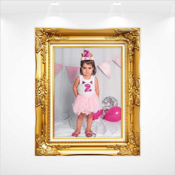 Placa em mdf com Foto - 50cm x 65cm