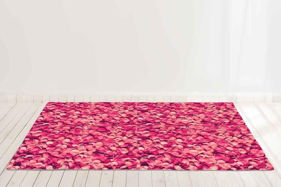 Tapete em Lona Pétalas de Rosas - 2x1,5m