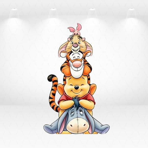 Totem 1,5m Turma do Pooh Desmontável