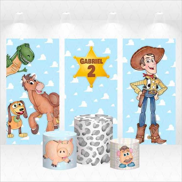 Trio de Capas de Painel e Cilindros Toy Story