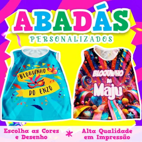 Abadá Regata Personalizada - Adulto