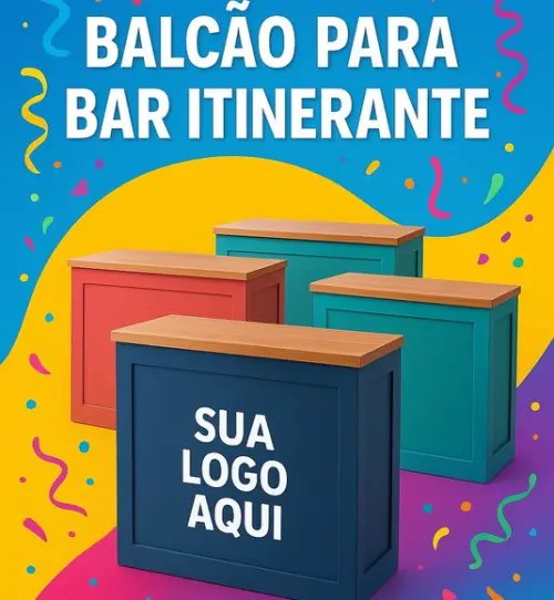 Balcao para Bar Intinerante Personalizado