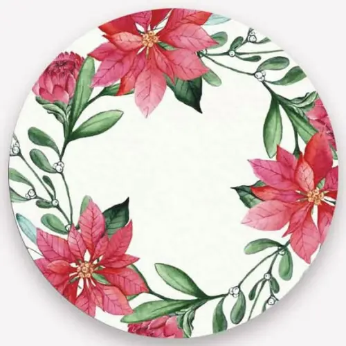 Capa de Sousplat Simples Tema Natal - 35cm