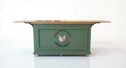 Carrinho Gourmet 1m- Personalizado Desmontável