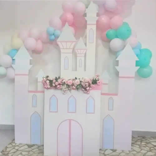 Castelo Princesas 3d - Madeira Compensada