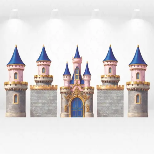 Cenário Display/totem Castelo Princesas Desmontável em mdf