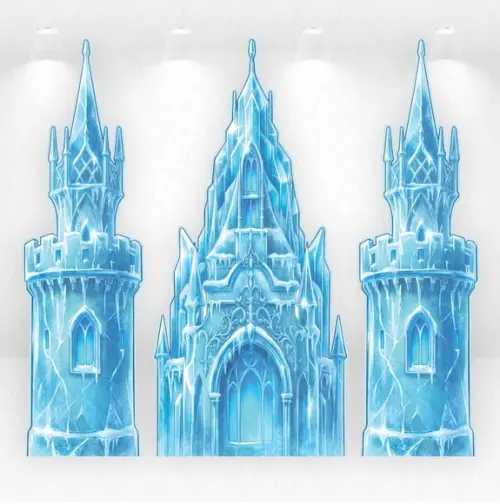 Cenário Display/totem Castelo Princesas Desmontável em mdf