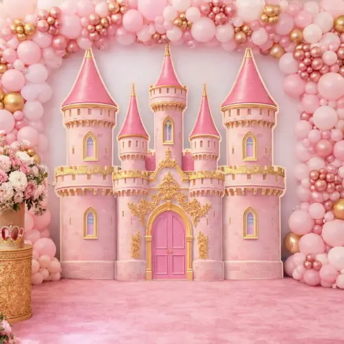 Cenário Display/totem Castelo Princesas Desmontável em mdf