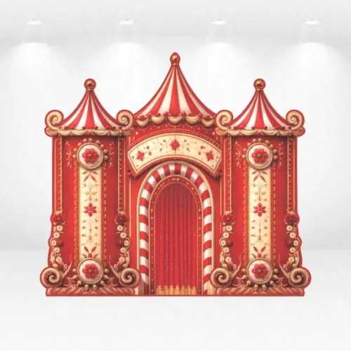 Cenário Display/totem Circo Desmontável em mdf Adesivado