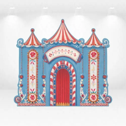 Cenário Display/totem Circo Desmontável em mdf Adesivado