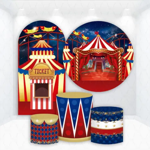 Conjunto de Capas de Painéis e Cilindros Circo