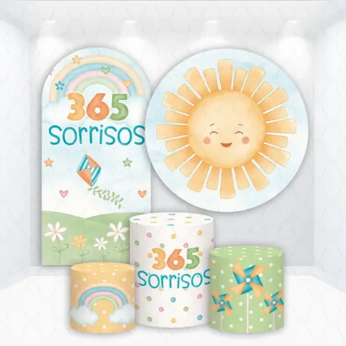 Conjunto de Capas de Painel e Cilindros 365 Sorrisos