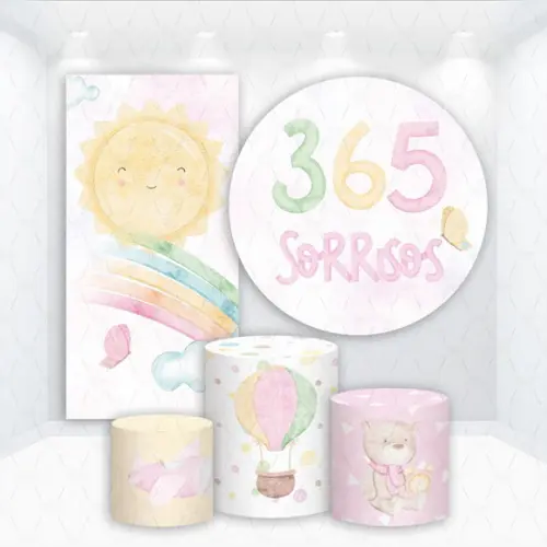 Conjunto de Capas de Painel e Cilindros 365 Sorrisos