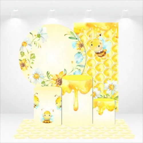 Conjunto De Capas De Painel E Cilindros Abelhinhas
