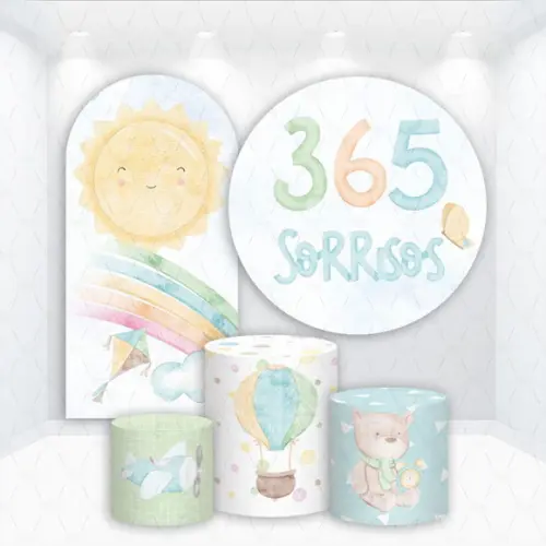 Conjunto de Capas de Painel e Cilindros 365 Sorrisos