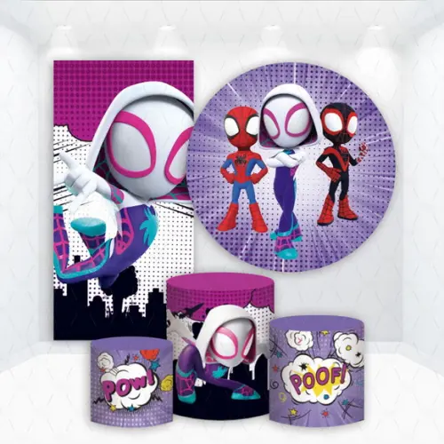 Conjunto de Capas de Painel e Cilindros Aranha-fantasma