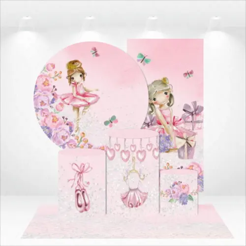 Conjunto De Capas De Painel E Cilindros Bailarina
