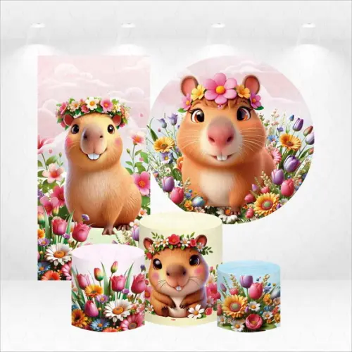 Conjunto de Capas de Painel e Cilindros Capivara
