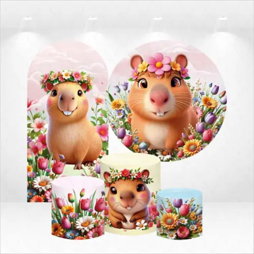 Conjunto de Capas de Painel e Cilindros Capivara