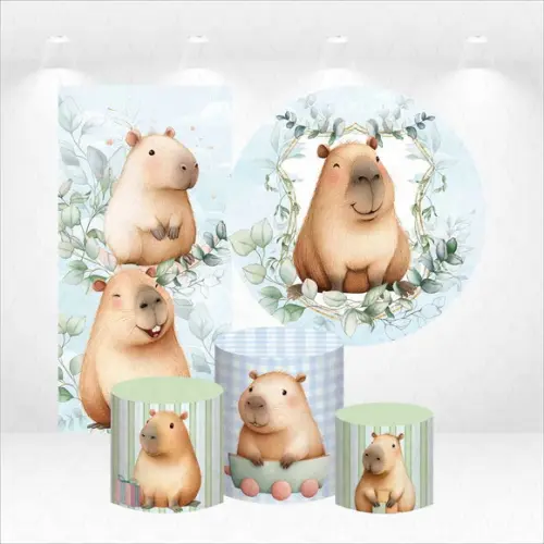 Conjunto de Capas de Painel e Cilindros Capivara