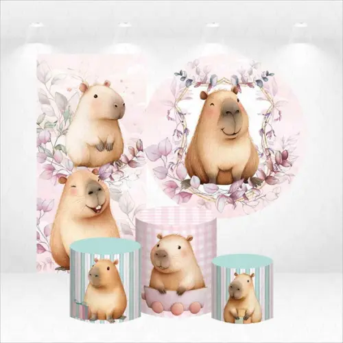 Conjunto de Capas de Painel e Cilindros Capivara