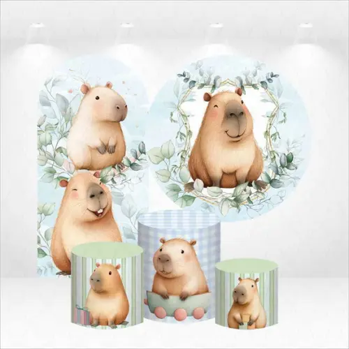 Conjunto de Capas de Painel e Cilindros Capivara