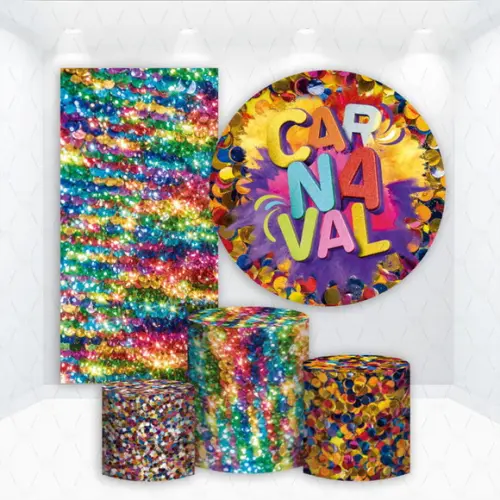 Conjunto de Capas de Painel e Cilindros Carnaval