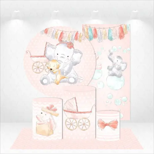 Conjunto De Capas De Painel E Cilindros Elefantinha