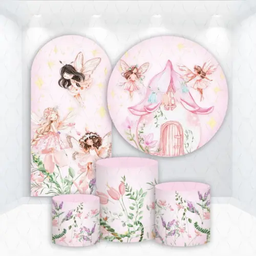 Conjunto de Capas de Painel e Cilindros Fadas