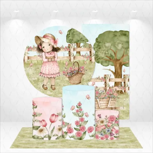 Conjunto De Capas De Painel E Cilindros Fazendinha