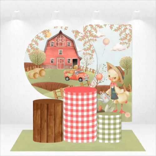 Conjunto De Capas De Painel E Cilindros Fazendinha