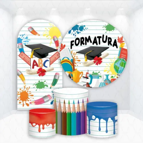 Conjunto de Capas de Painel e Cilindros Formatura