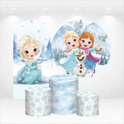Conjunto de Capas de Painel e Cilindros Frozen