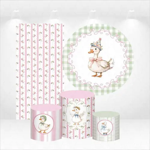 Conjunto de Capas de Painel e Cilindros Ganso