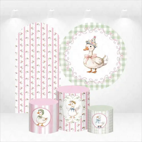 Conjunto de Capas de Painel e Cilindros Ganso