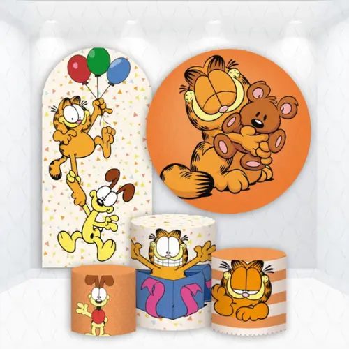 Conjunto de Capas de Painel e Cilindros Garfield