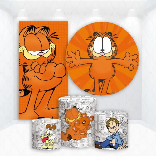 Conjunto de Capas de Painel e Cilindros Garfield