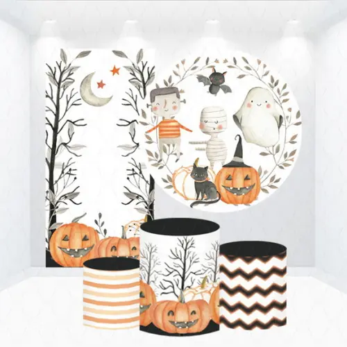 Conjunto de Capas de Painel e Cilindros Halloween