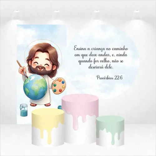 Conjunto de Capas de Painel e Cilindros Jesus