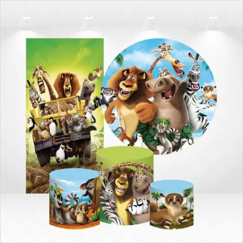 Conjunto de Capas de Painel e Cilindros Madagascar