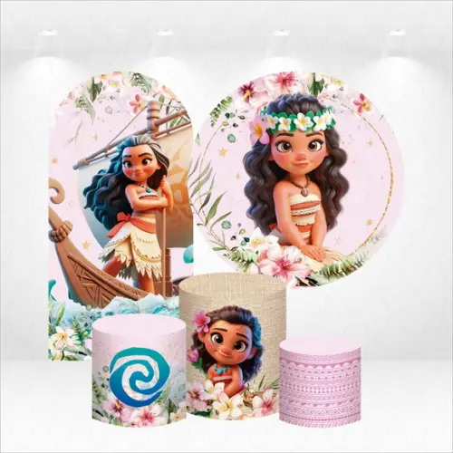 Conjunto de Capas de Painel e Cilindros Moana