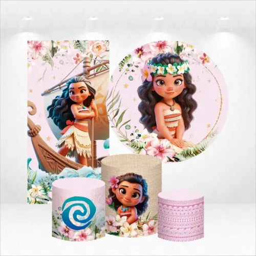 Conjunto de Capas de Painel e Cilindros Moana